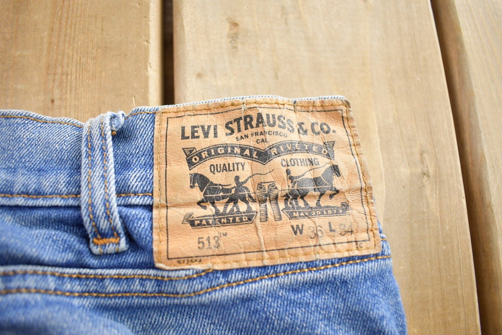 Vintage 1990s Levi's 513 Jeans Size 36x34