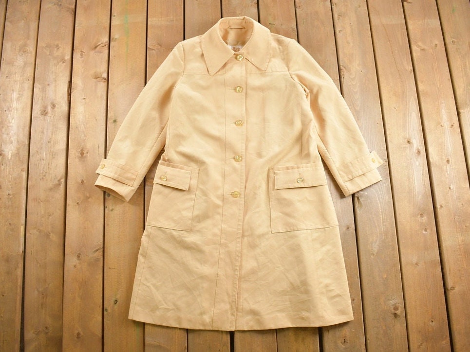 Vintage 1980s Atkins Trench Coat