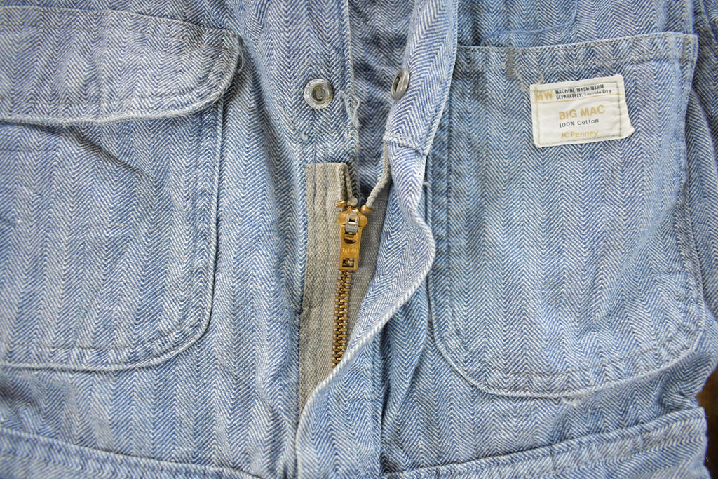 Vintage 1990's BIG MAC Denim Coveralls Youth 12