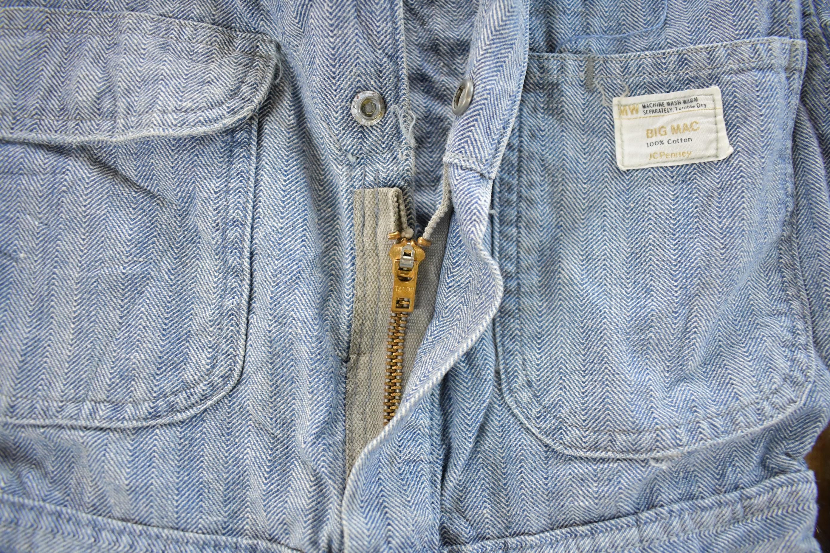 Vintage 1990's BIG MAC Denim Coveralls Youth 12