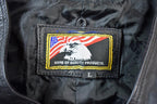 Vintage 1990s Leather Motorcycle Vest Made In USA