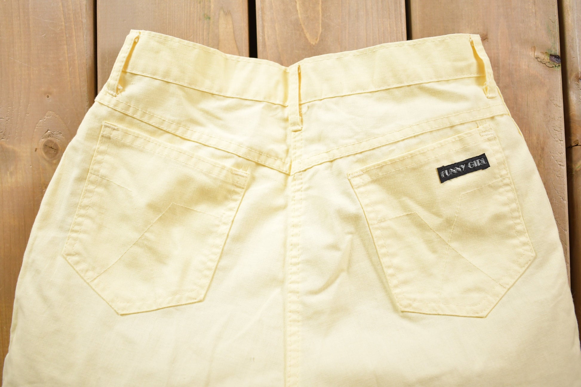 Vintage 1980s Funny Girl Light Wash Denim Jeans Size 28 x 32