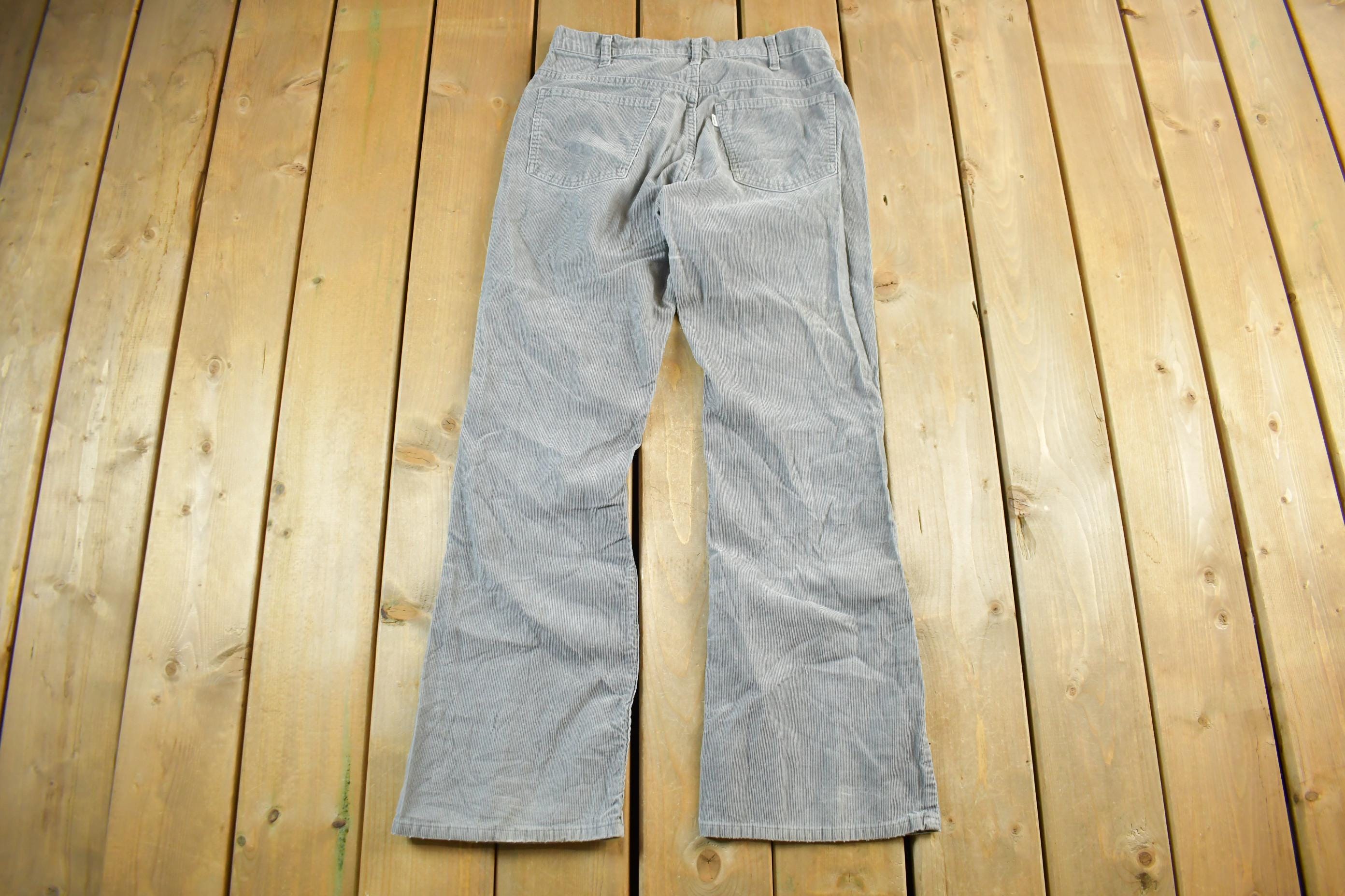 Vintage 1970s Levi's Bell Bottom Corduroy Flare Pants Size 31 x 31