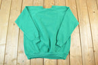 Vintage 1990s Hanes Her Way Blank Crewneck Sweatshirt Made In USA