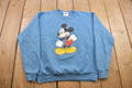 Vintage 1990s Disney Mickey Mouse Crewneck Sweatshirt  90s Crewneck  Made In USA  Essential  Streetwear  90s