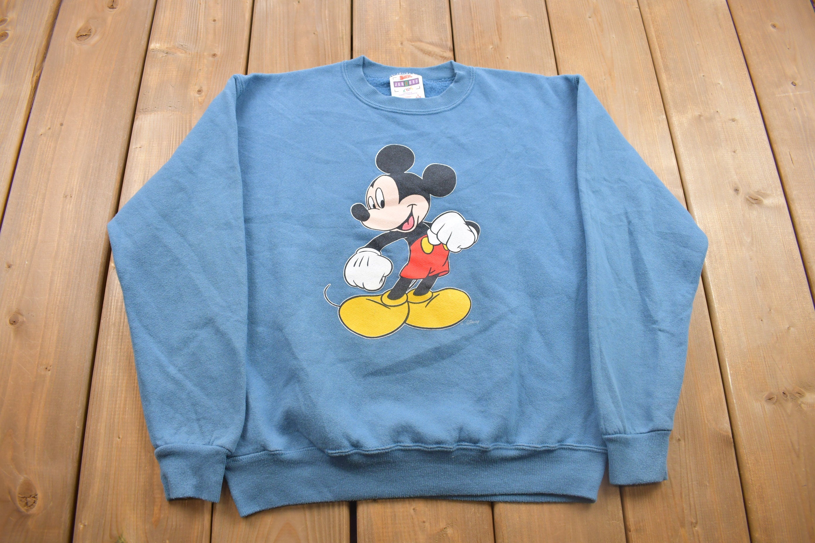 Vintage 1990s Disney Mickey Mouse Crewneck Sweatshirt  90s Crewneck  Made In USA  Essential  Streetwear  90s