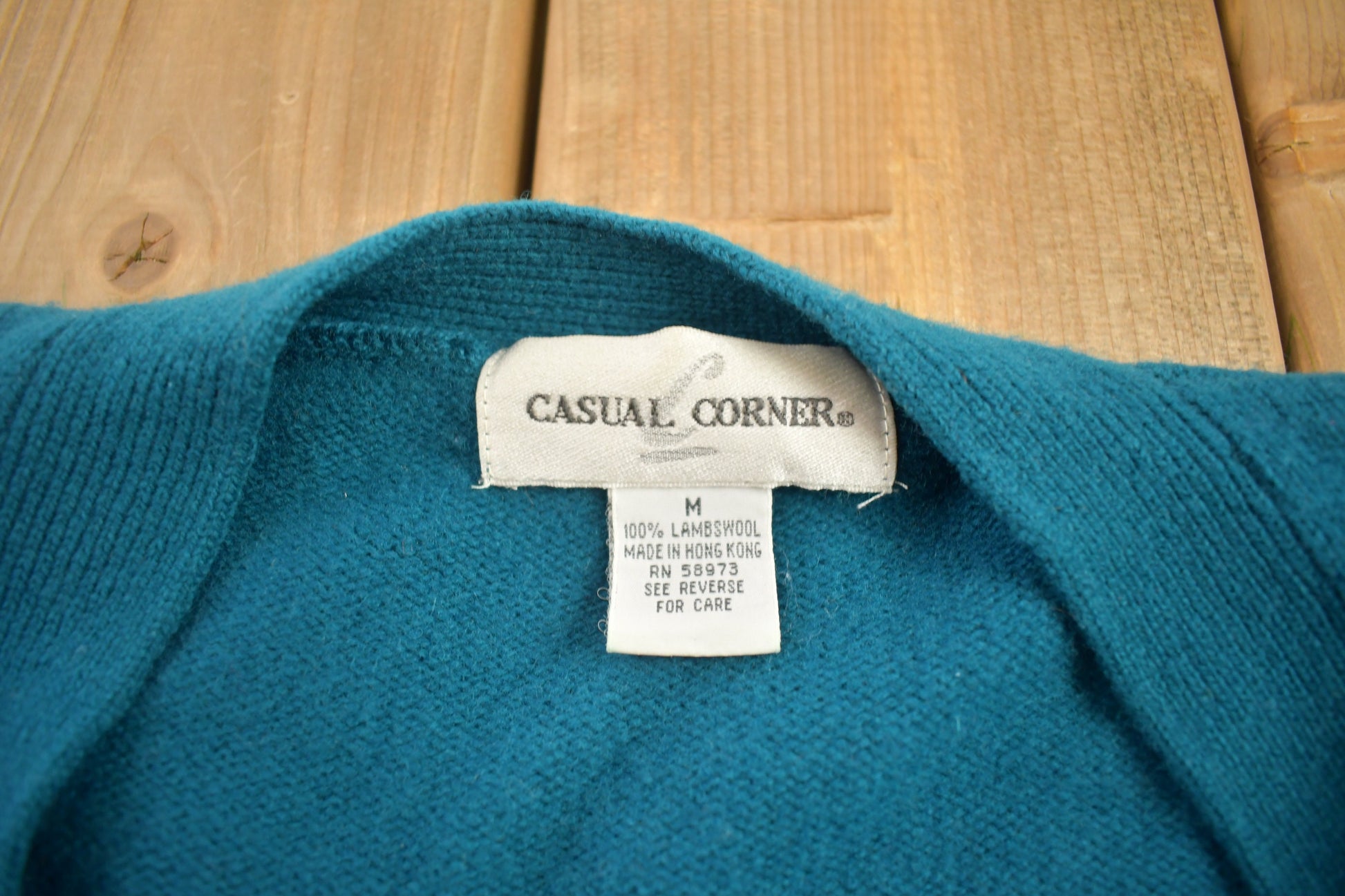 Vintage 1990s Casual Corner Knitted Cardigan Sweater