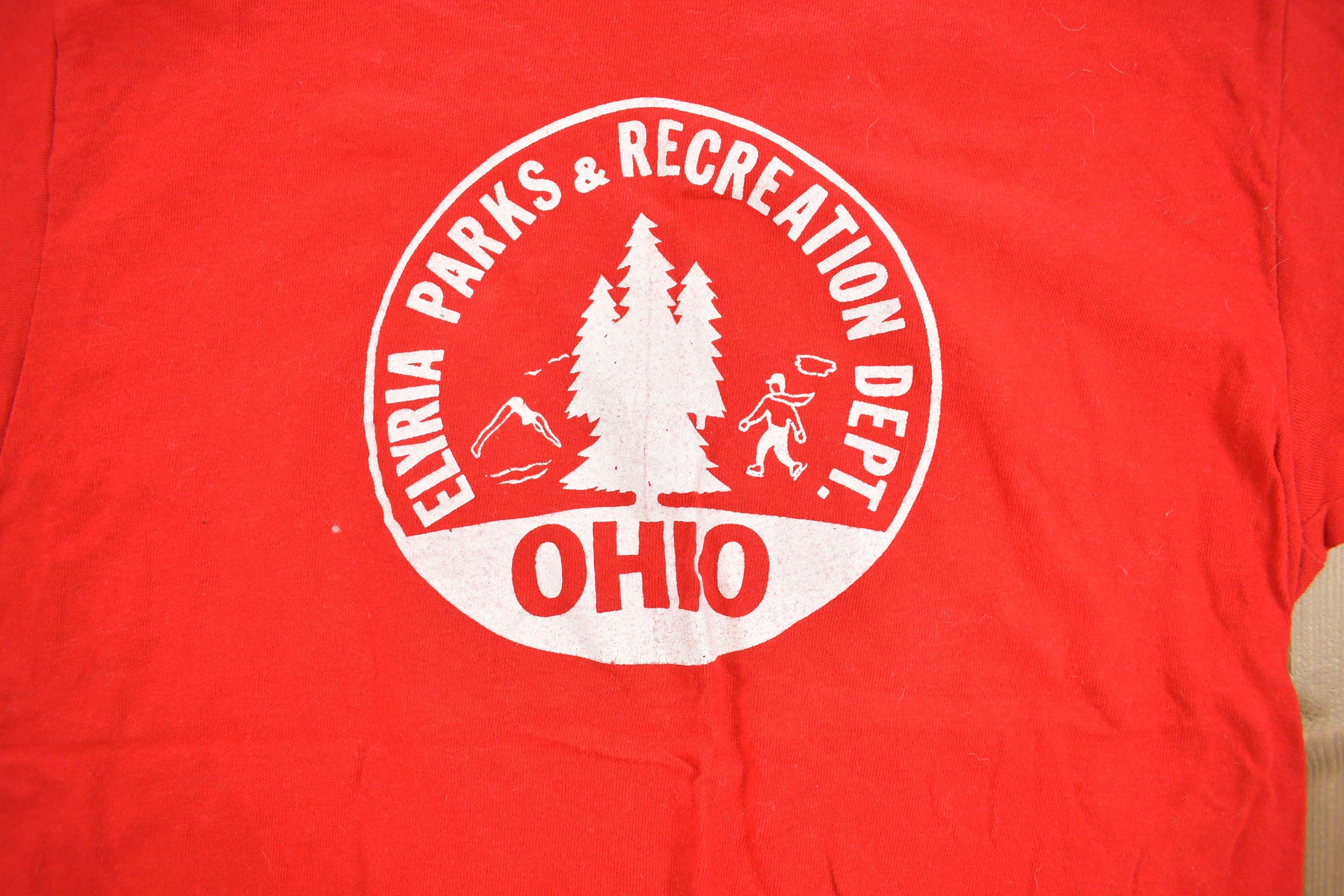 Vintage 1970s Russell Athletics Ohio Graphic T Shirt