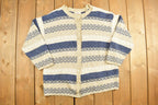 Vintage 1990s Grace Womens Button Up Knit Sweater
