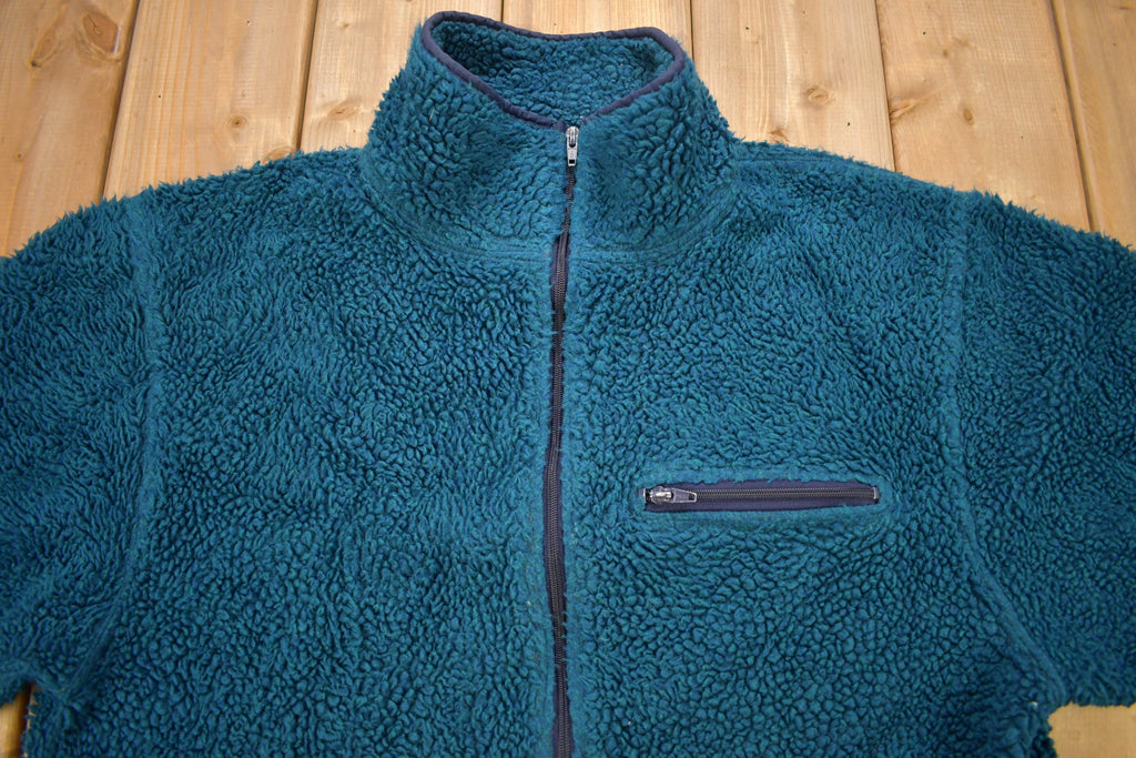 Vintage 1990s LL Bean Deep Pile Fleece Sweater