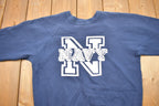 Vintage 1980s United States Navy Graphic Raglan Crewneck