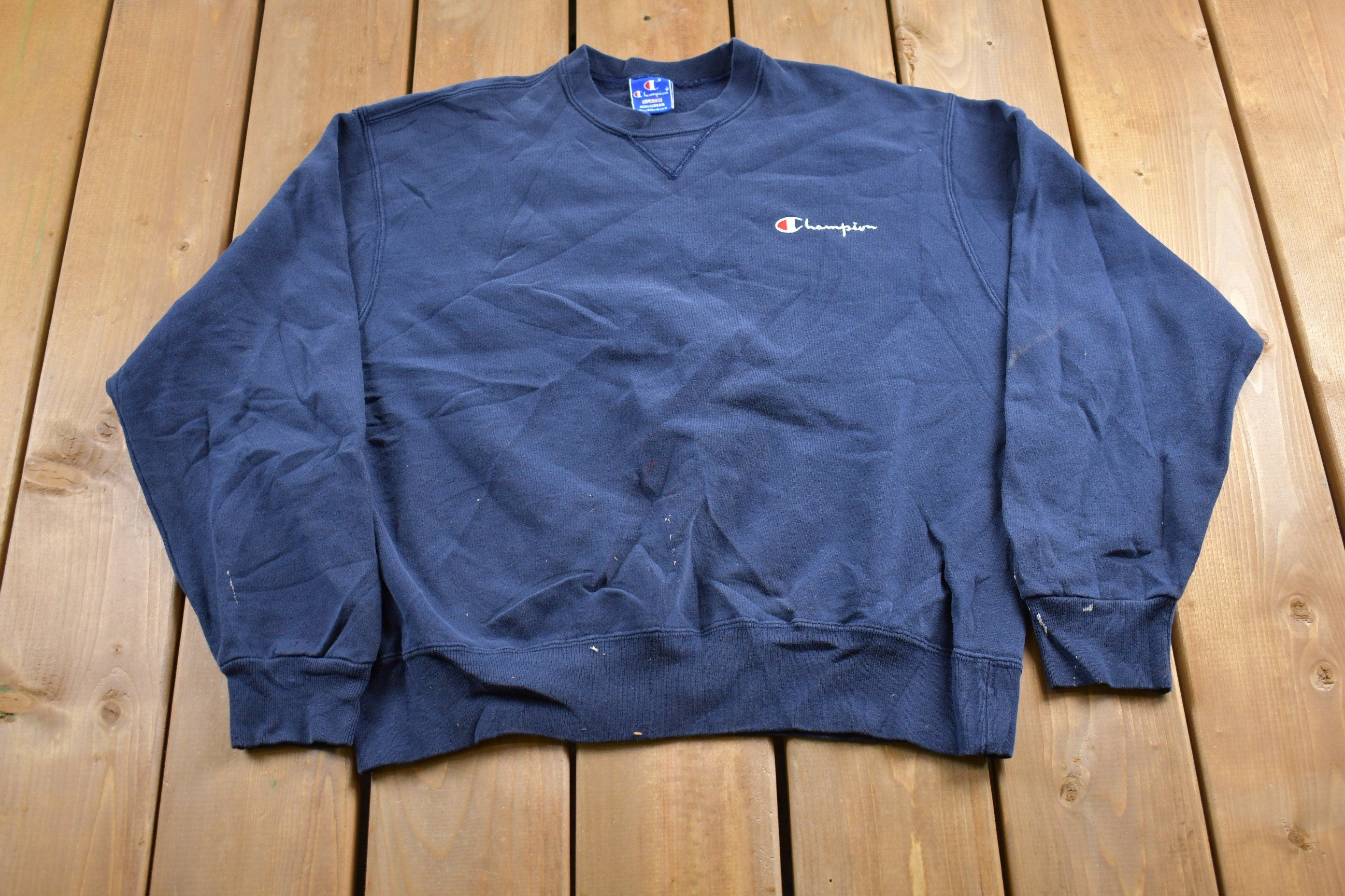 Vintage 1990s Champion Embroidered Sweatshirt