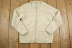 Vintage Y2K Knit LL Bean Wool Cardigan Sweater