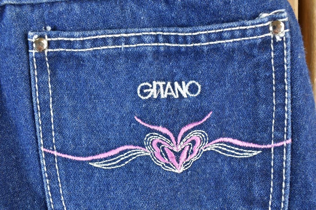 Vintage 1990s Gitano Denim Jeans Size 24 x 27 Made In USA