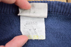 Vintage 1990s Blank Navy Blue Crewneck Sweatshirt