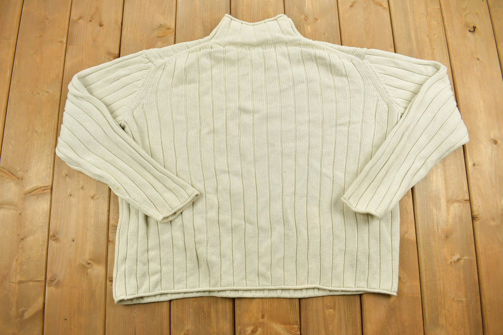 Vintage 1990s Polo Jeans Knit Mockneck Sweater