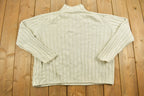 Vintage 1990s Polo Jeans Knit Mockneck Sweater