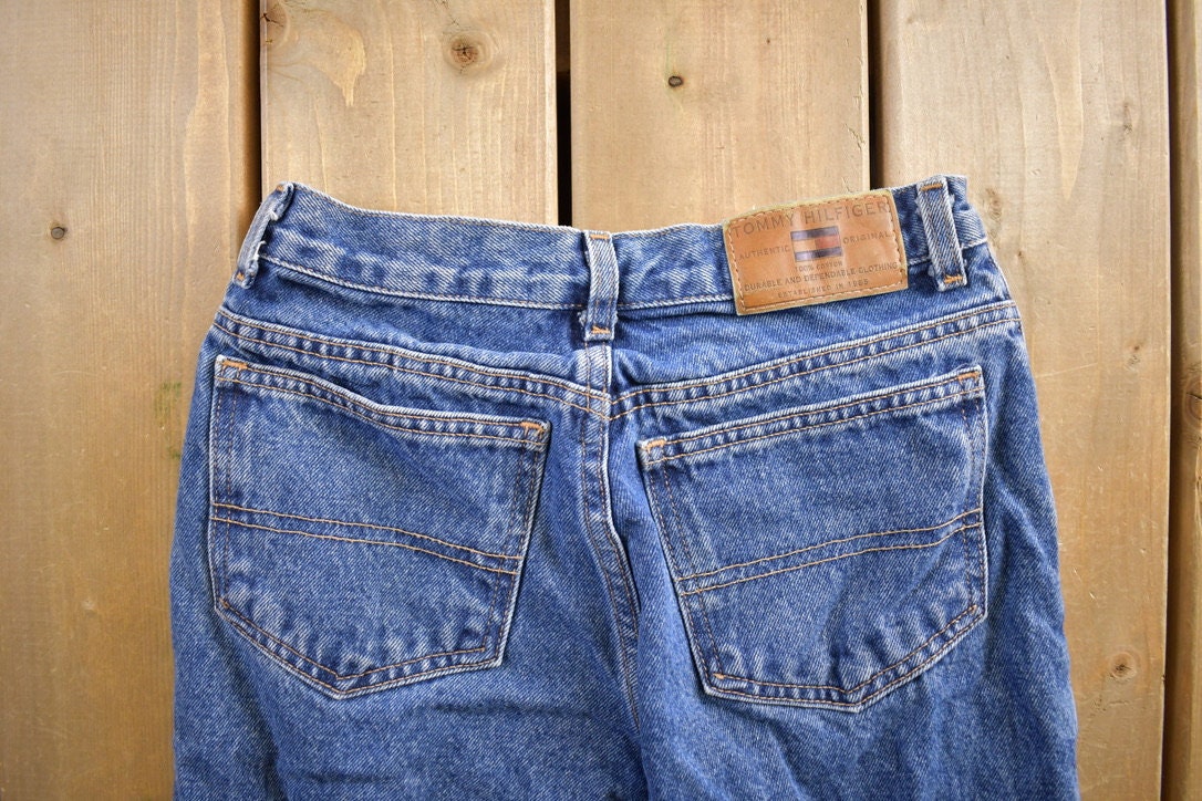 Vintage 1990s Tommy Hilfiger Denim Jeans Size 28x28 American Vintage  Workwear  Streetwear  Vintage Pants