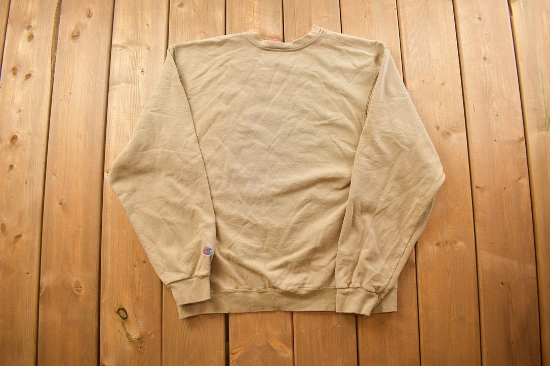 Vintage 1990s Brown Champion Sweatshirt / Vintage Champion / Vintage Pullover / Streetwear / Athleisure Sportswear