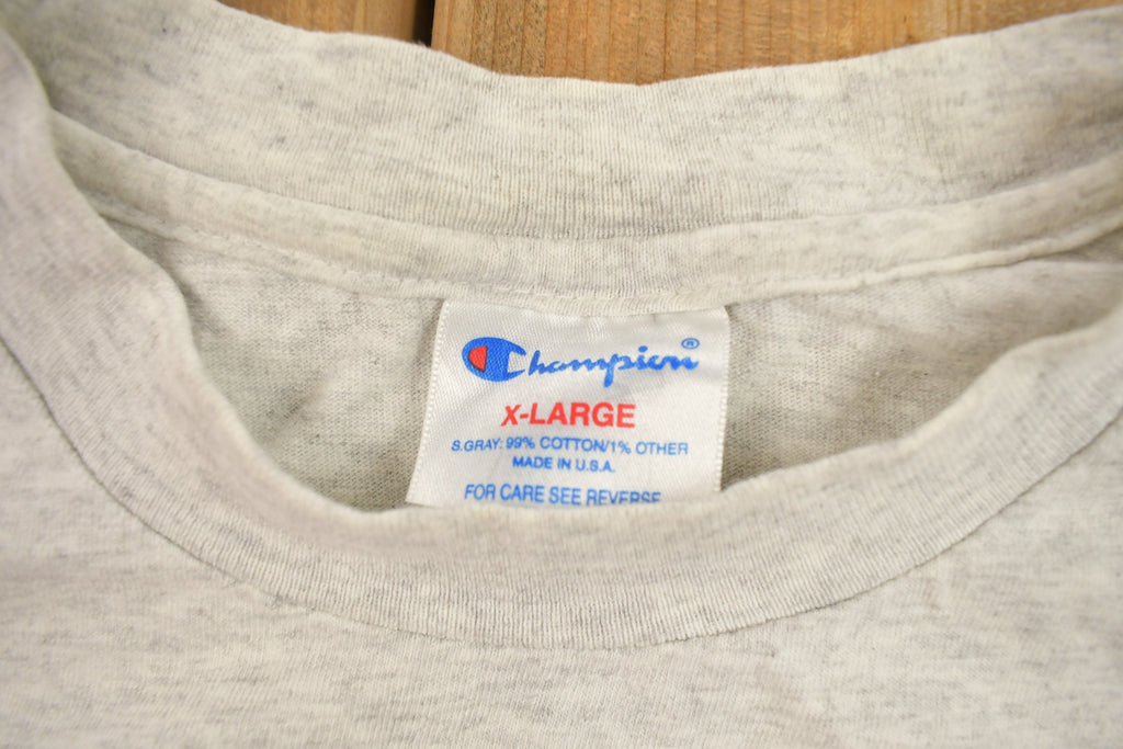 Vintage 1990s Cleveland Browns Champion NFL Graphic T-Shirt