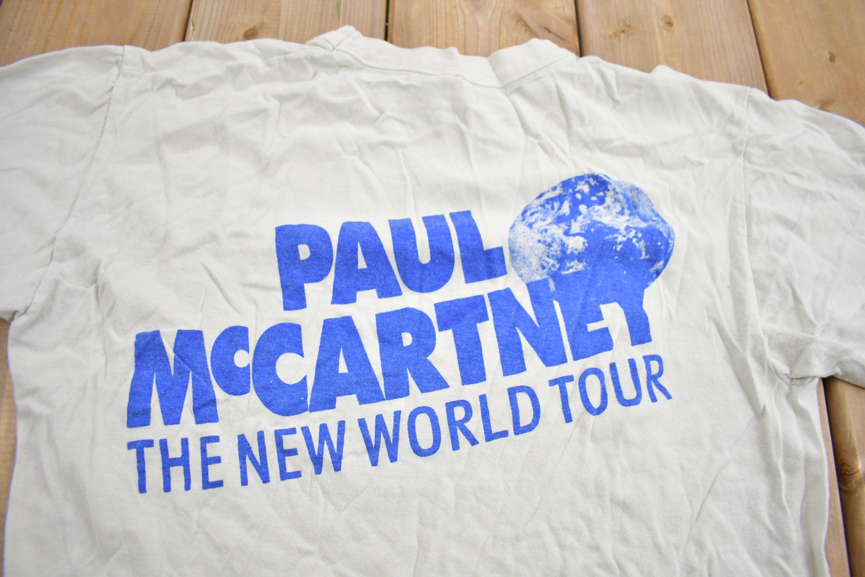 Vintage 1993 Paul McCartney The New World Tour Band T-shirt