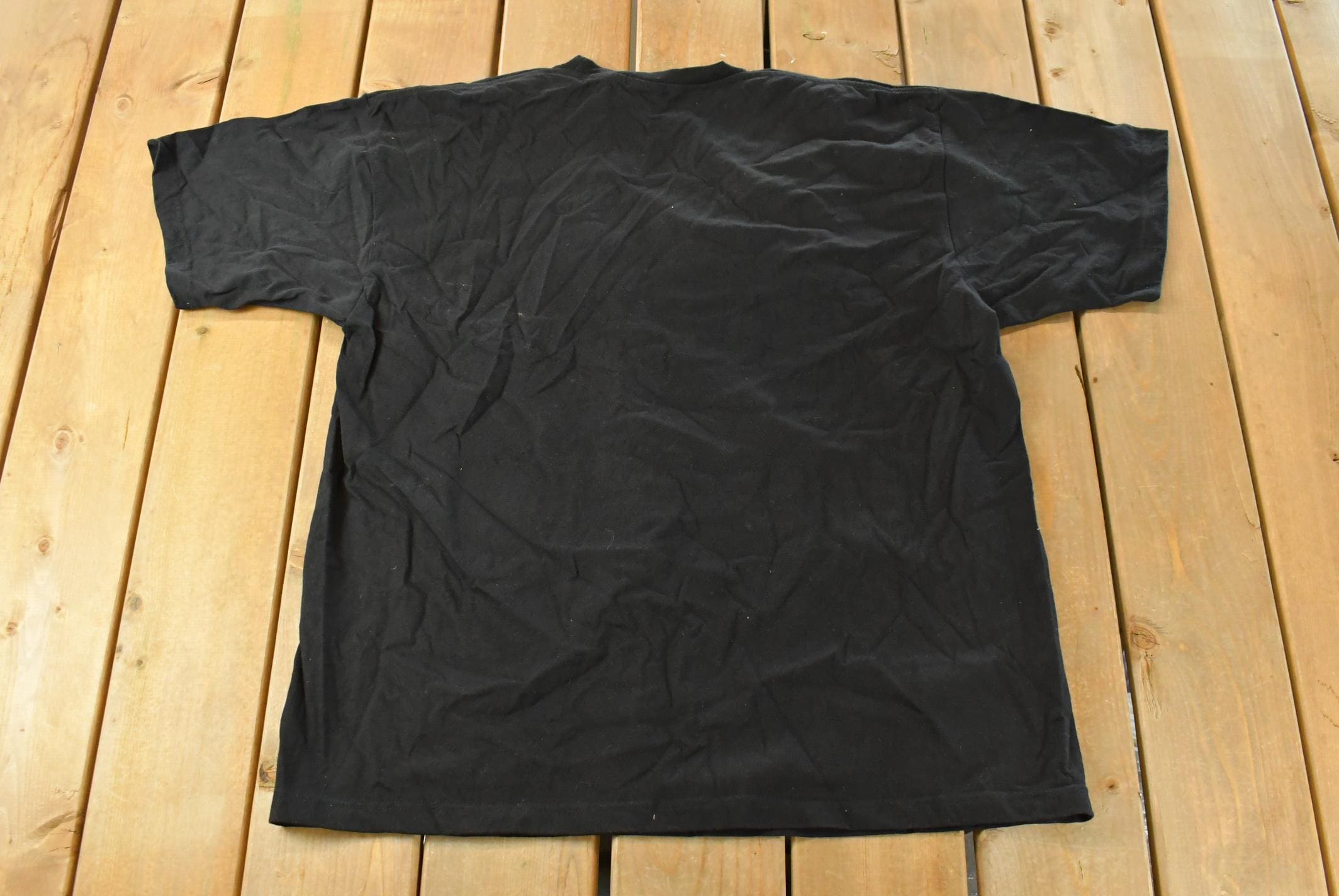 Vintage Y2K Too Hood To Care Hip Hop Graphic Print T-Shirt Men's XL / Rhinestones / Rap Tee / 2000s Streetwear