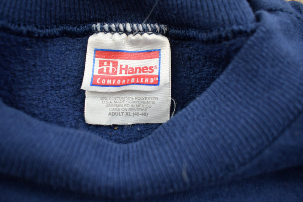 Vintage 1990s Hanes Blank Crewneck Sweatshirt Made In USA