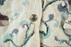 Vintage 1990s JH Collectibles Button Up Wool Knit Sweater Womens M