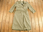 Vintage 1980s Fleet Street Beige Trench Coat