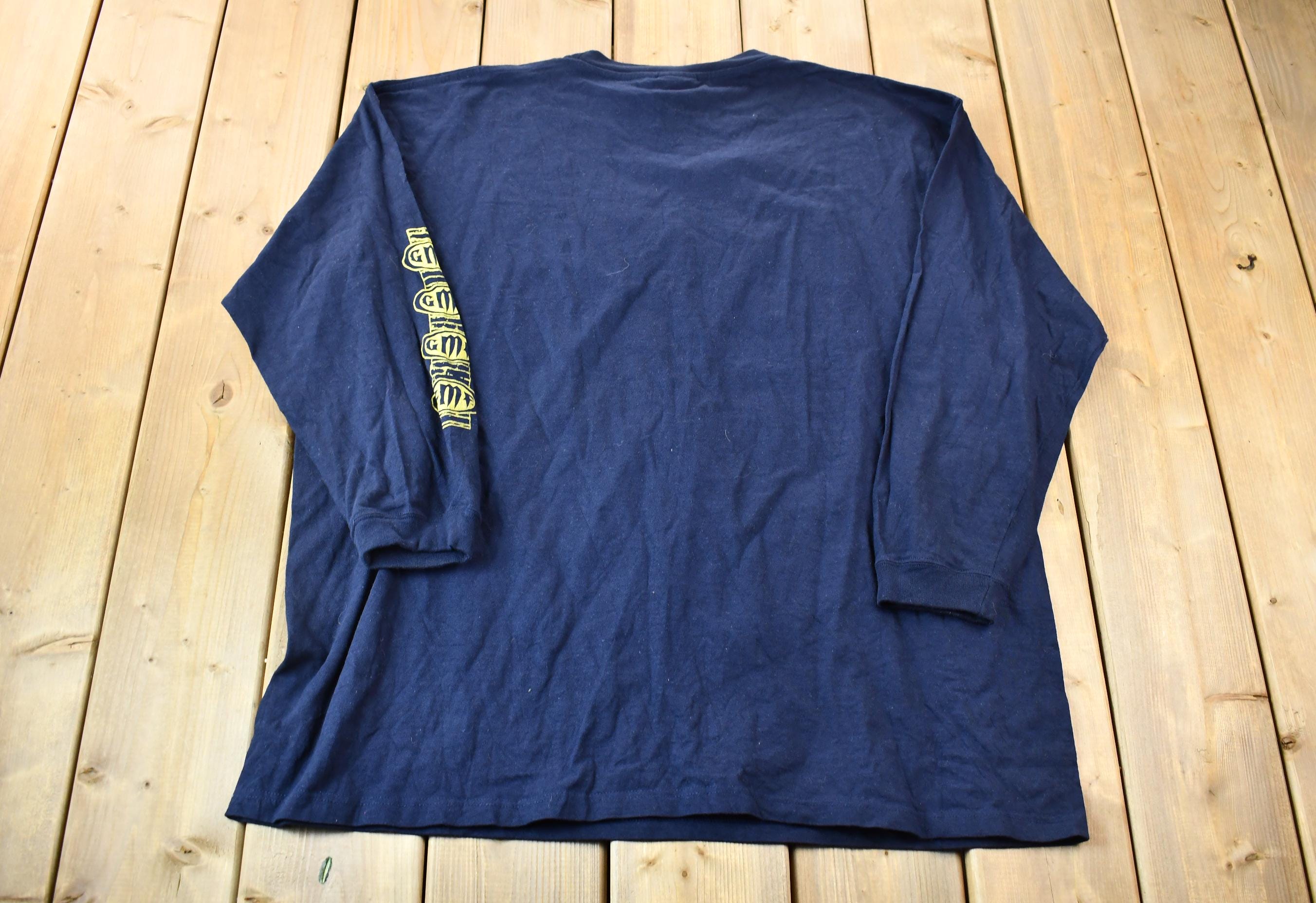 Vintage 00s GMF Ultimate Show of Respect Code of Survival Long-Sleeve Graphic T-Shirt