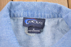 Vintage 1990s Ohio State Jean Jacket / 1990s Denim Jacket / Vintage Flannel / Casual Wear / Ohio State University