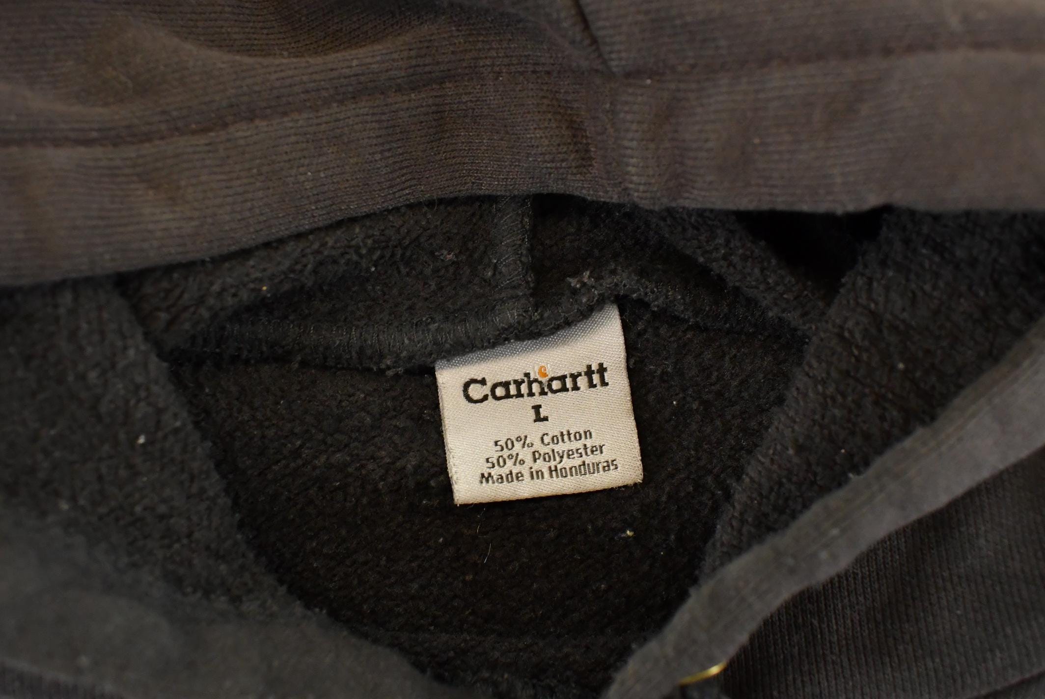 Vintage 1990s Carhartt Distressed Hoodie Men's XL
