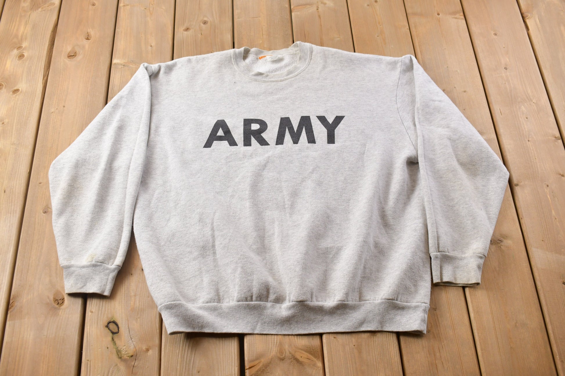 Vintage 1990s Army Military Crewneck / 90s Sweatshirt / Army / Vintage Army / Vintage Military / Army Sweatshirt