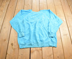 Vintage 1990s Wrangler Blue Crewneck Sweatshirt Made In USA