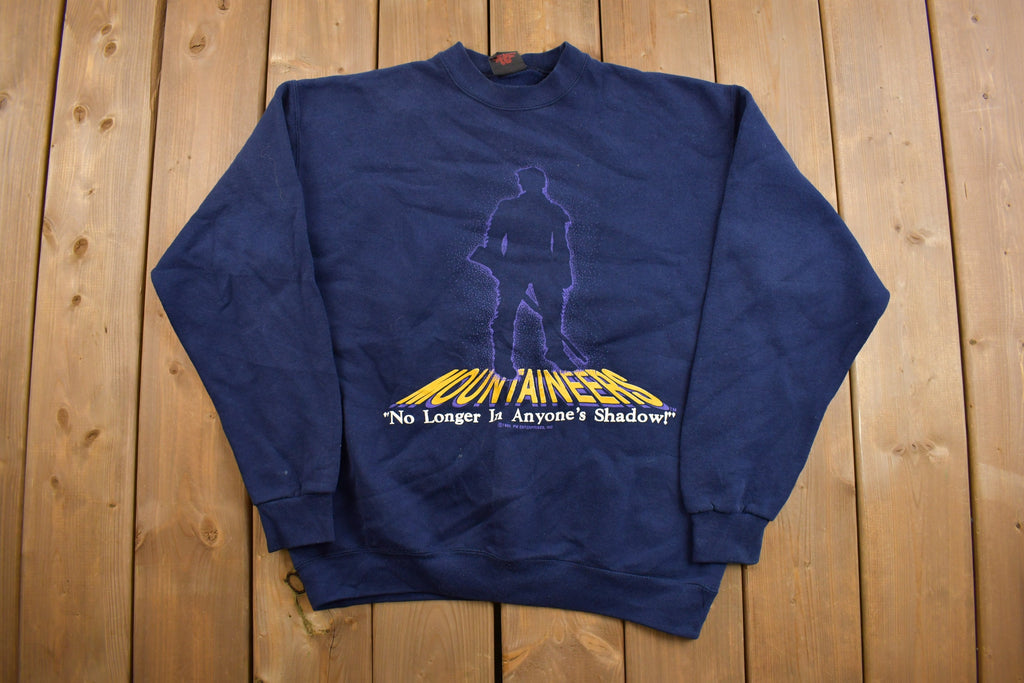 Vintage 1993 West Virginia University Mountaineers Collegiate Crewneck