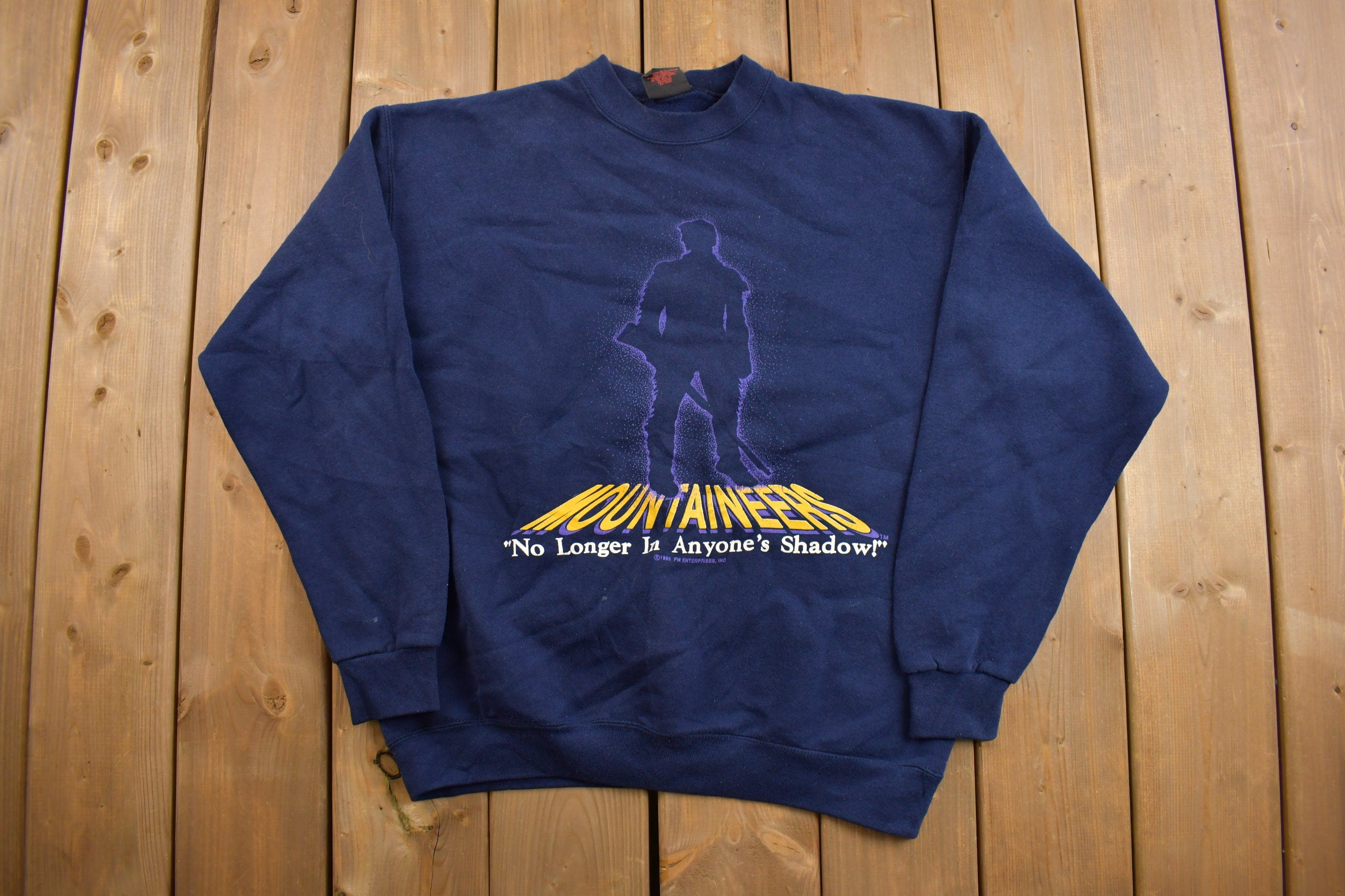 Vintage 1993 West Virginia University Mountaineers Collegiate Crewneck