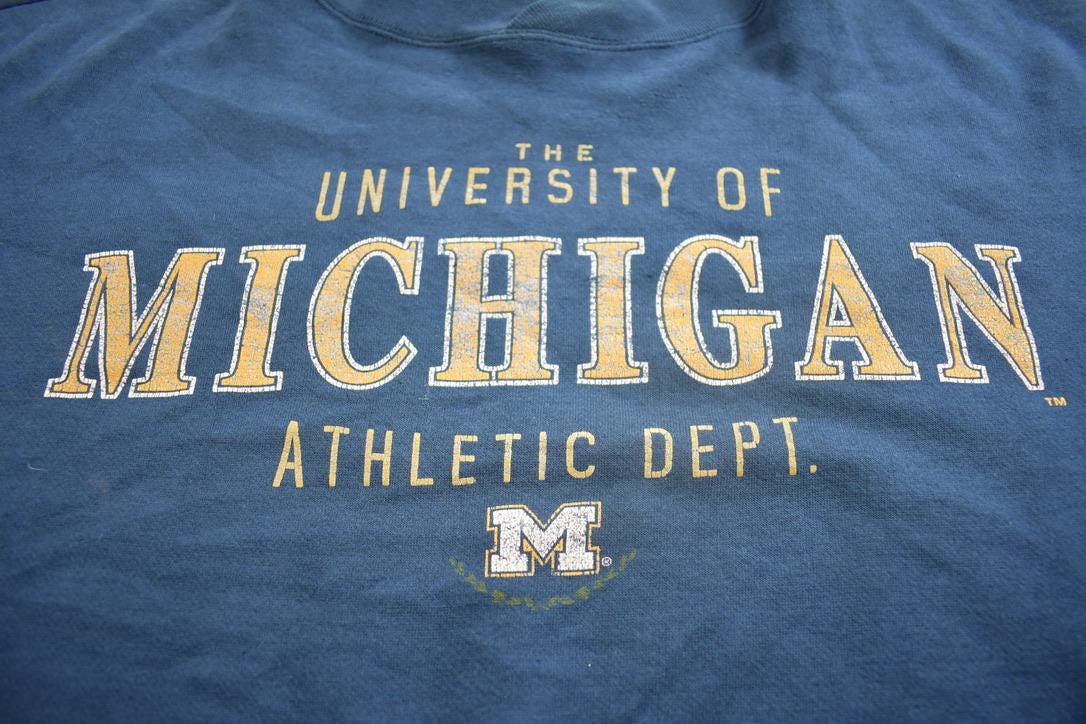 Vintage 1990s University Of Michigan Crewneck