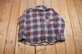 Vintage 1990s Open Trails Plaid Button Up Shirt