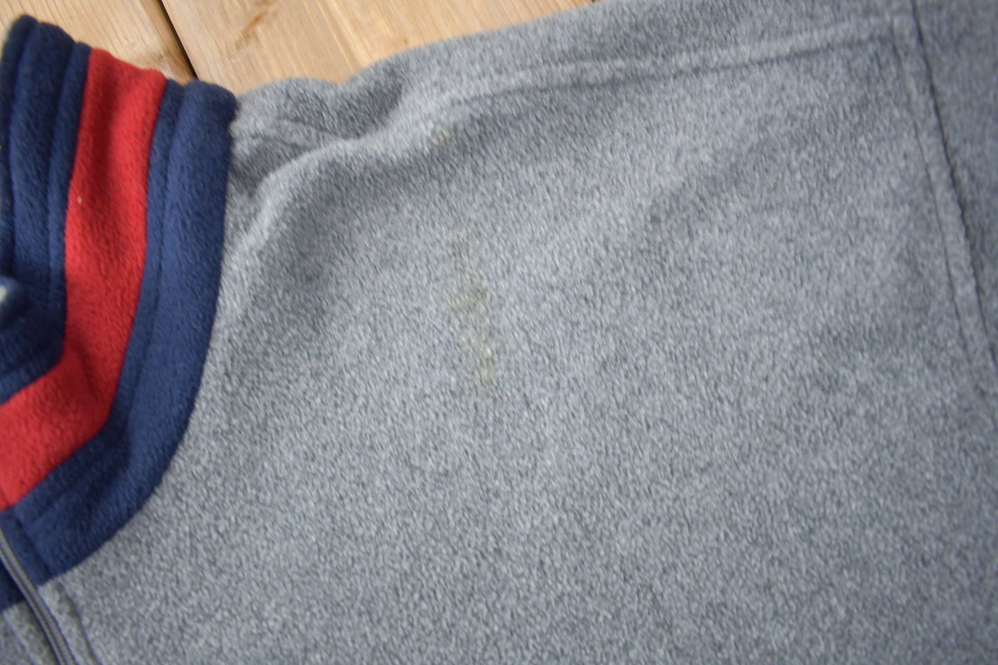 Vintage 1990s Tommy Hilfiger Flag Collar Quarter Zip Fleece Sweater  Vintage Tommy  90s Sweater  Streetwear  Athleisure  Hilfiger