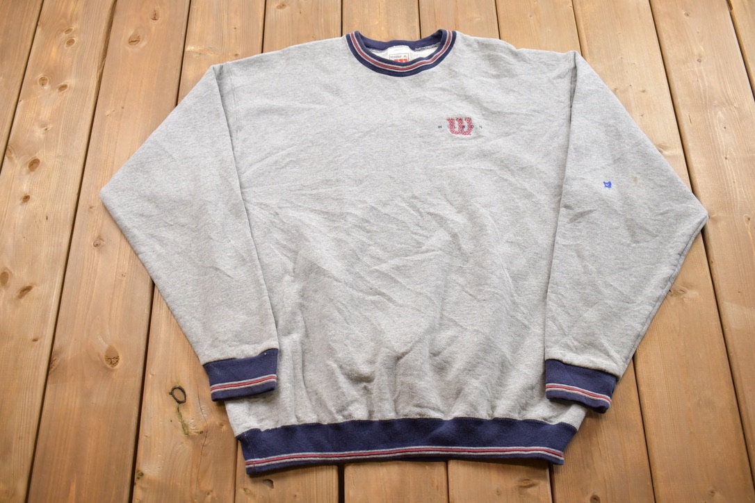 Vintage 1990s Wilson Blank Crewneck Sweatshirt