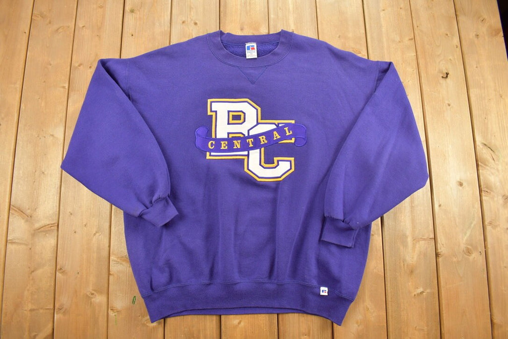 Vintage 1990s BC Central Colligate Athletic Russell Crewneck Sweatshirt