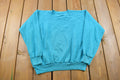 Vintage 1980s Blank Raglan Crewneck Sweatshirt
