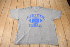 Vintage 1990s Alfred State Football Russell Athletics Single Stitch Graphic T Shirt Made In USA