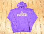 Vintage 1990s Minnesota Vikings NFL Hoodie Sweatshirt Men's XL