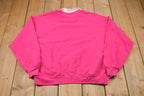 Vintage 1990s Morning Sun Bird Graphic Collared Sweatshirt