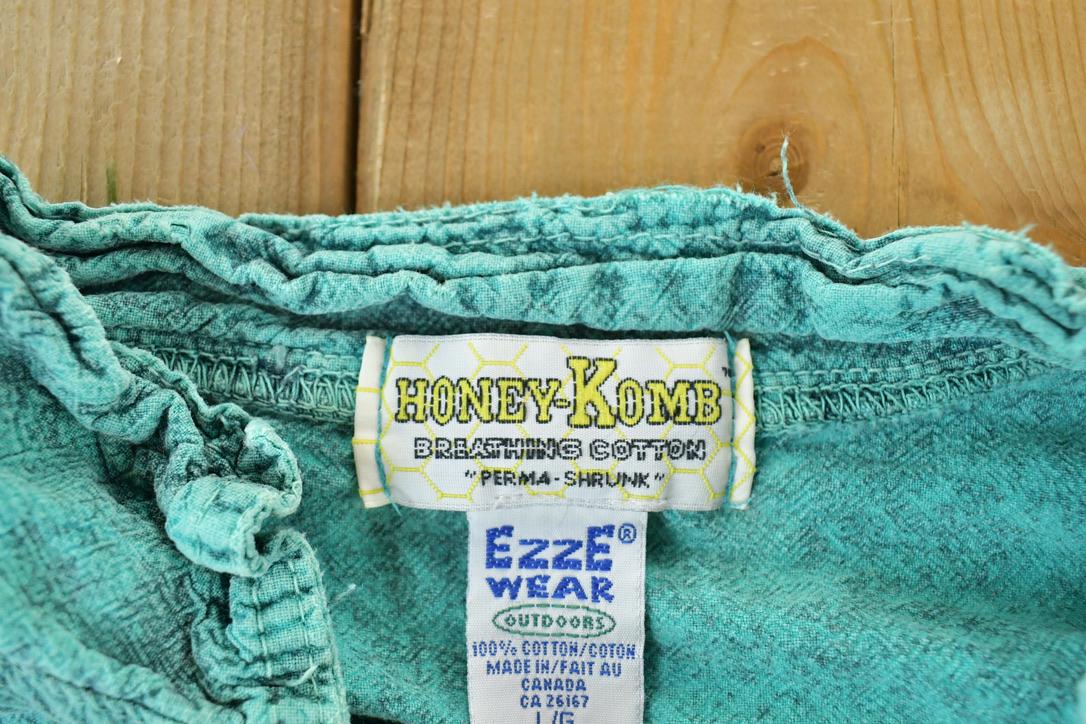 Vintage 1980s Honey Komb Button Up Shirt