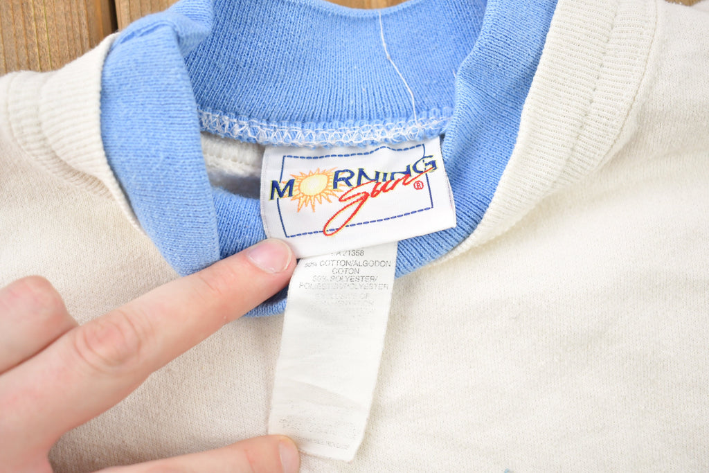 Vintage 1990s Winter Trees Crewneck Sweater
