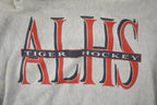 Vintage 1990s ALHS Tigers Hockey Reverse Grain University Collegiate Heavyweight Hoodie