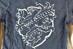 Women Vintage Vigoss Y2K Thermal Sleeve Bedazzled T-Shirt