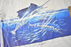 Vintage 1990s Spearfish Single Stitch Wrap Around Graphic T-Shirt Made In USA